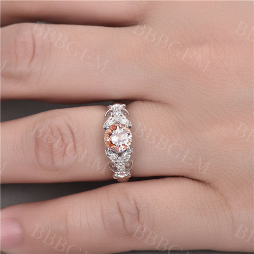 1 carat morganite ring price