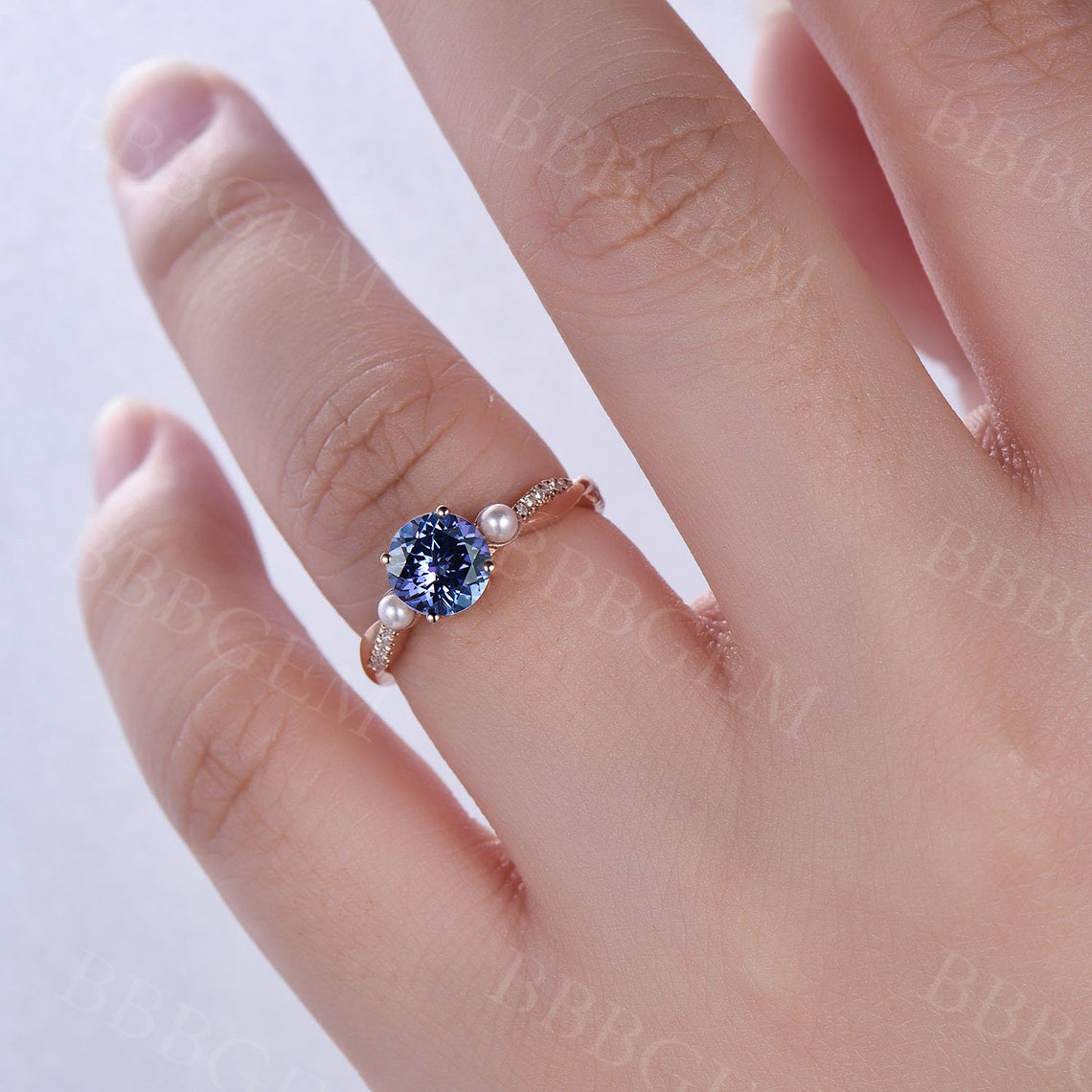 tanzanite engagement ring