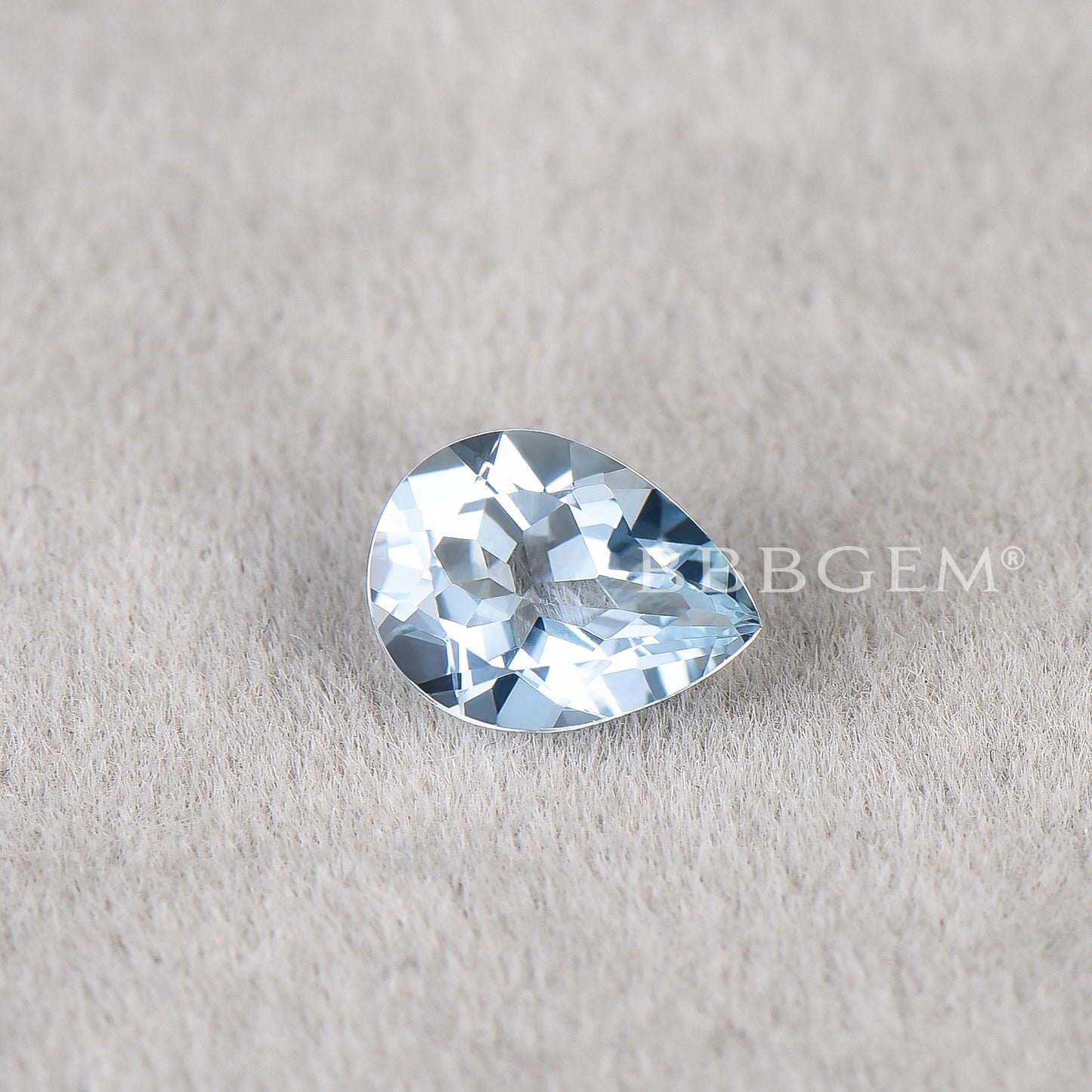 Pear Cut Natural Aquamarine Faceted Calibrated Wholesale Aquamarine
