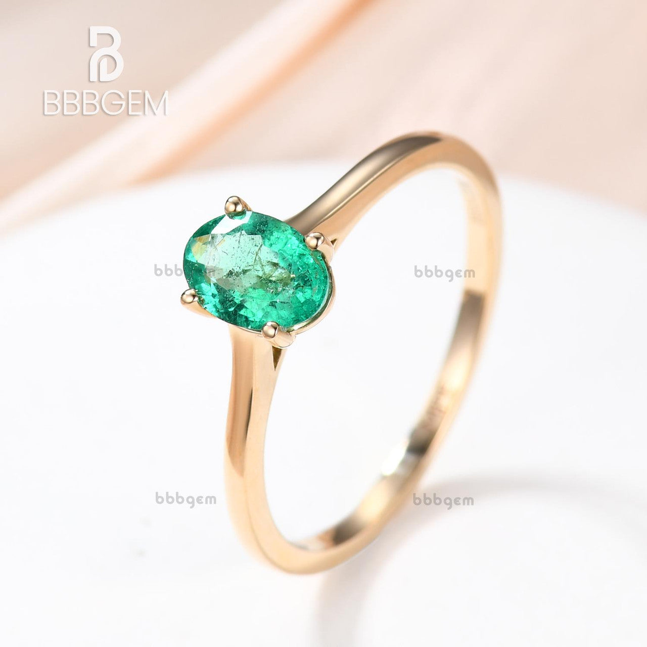 women emerald engagement rings-simple women's engagement rings-solitaire simple emerald engagement rings for women