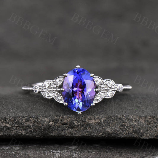 genuine tanzanite ring