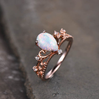 vintage opal rings