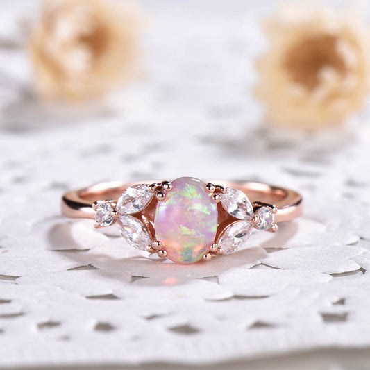 opal engagement ring