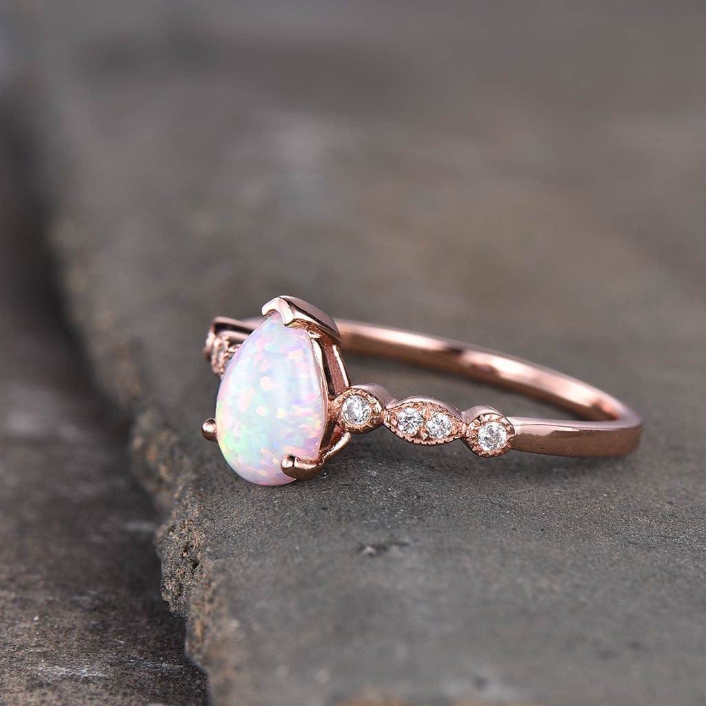 opal engagement ring