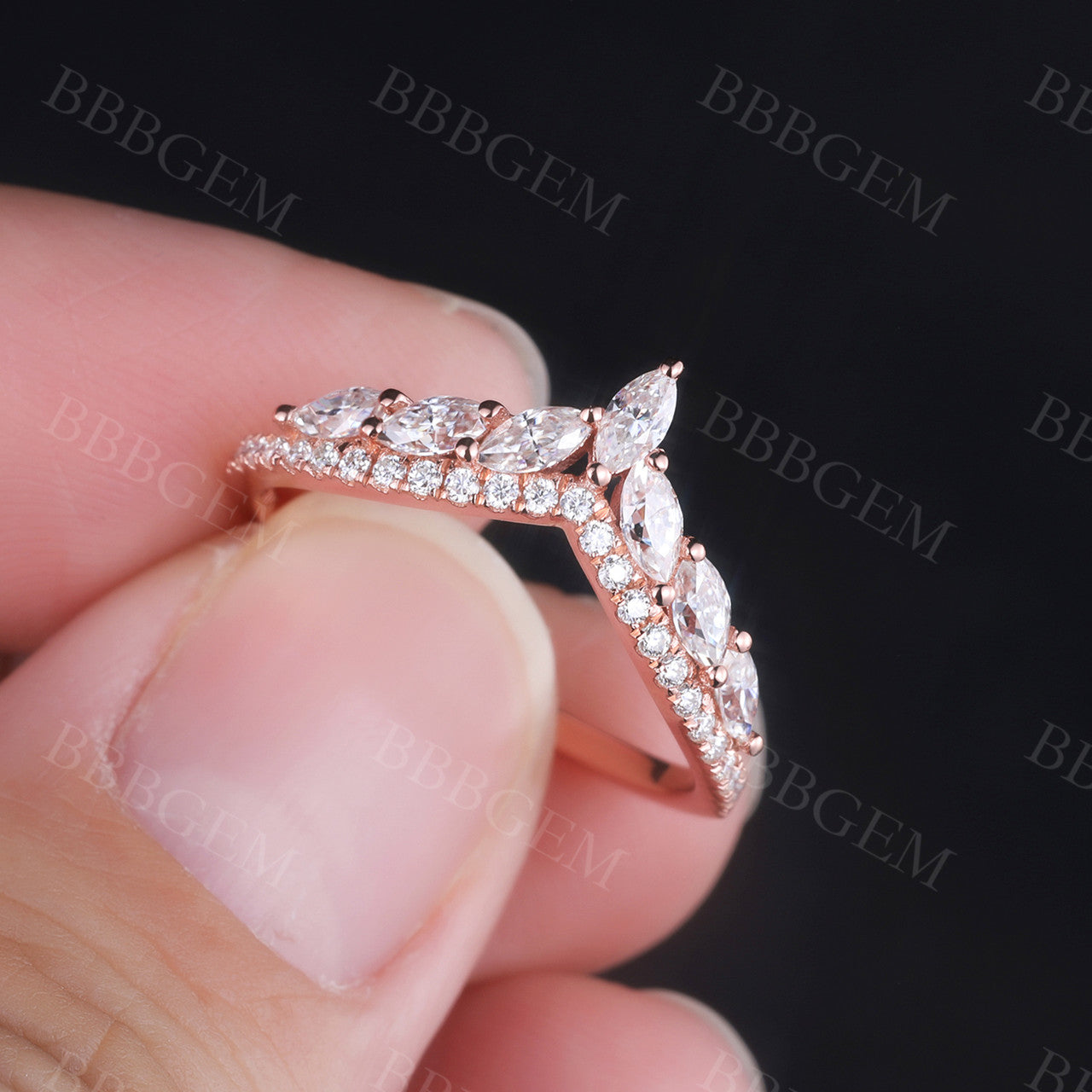 Moissanite Wedding Rings-BBBGEM Moissanite Rings