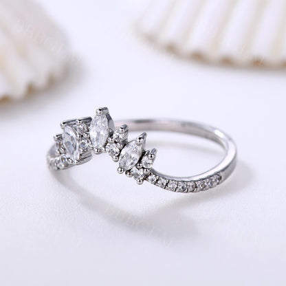 Moissanite Band Rings-BBBGEM Moissanite Wedding Bands