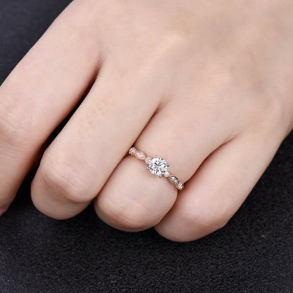 3 Stone Moissanite Ring-BBBGEM Moissanite Ring