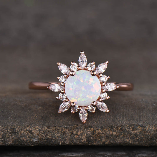 opal promise rings