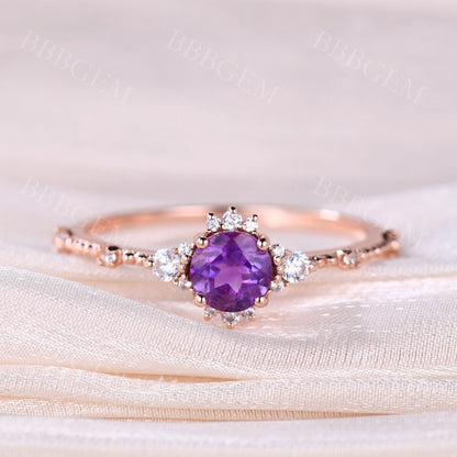 Amethyst Rings-BBBGEM Amethyst Rings