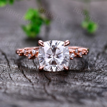 Vintage Moissanite Rings-BBBGEM Moissanite Rings