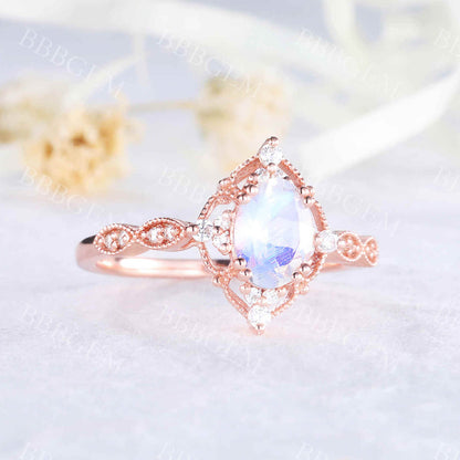 Moonstone ring