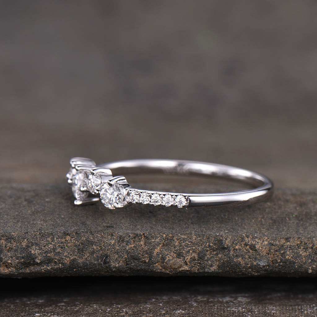 unique moissanite wedding band 05