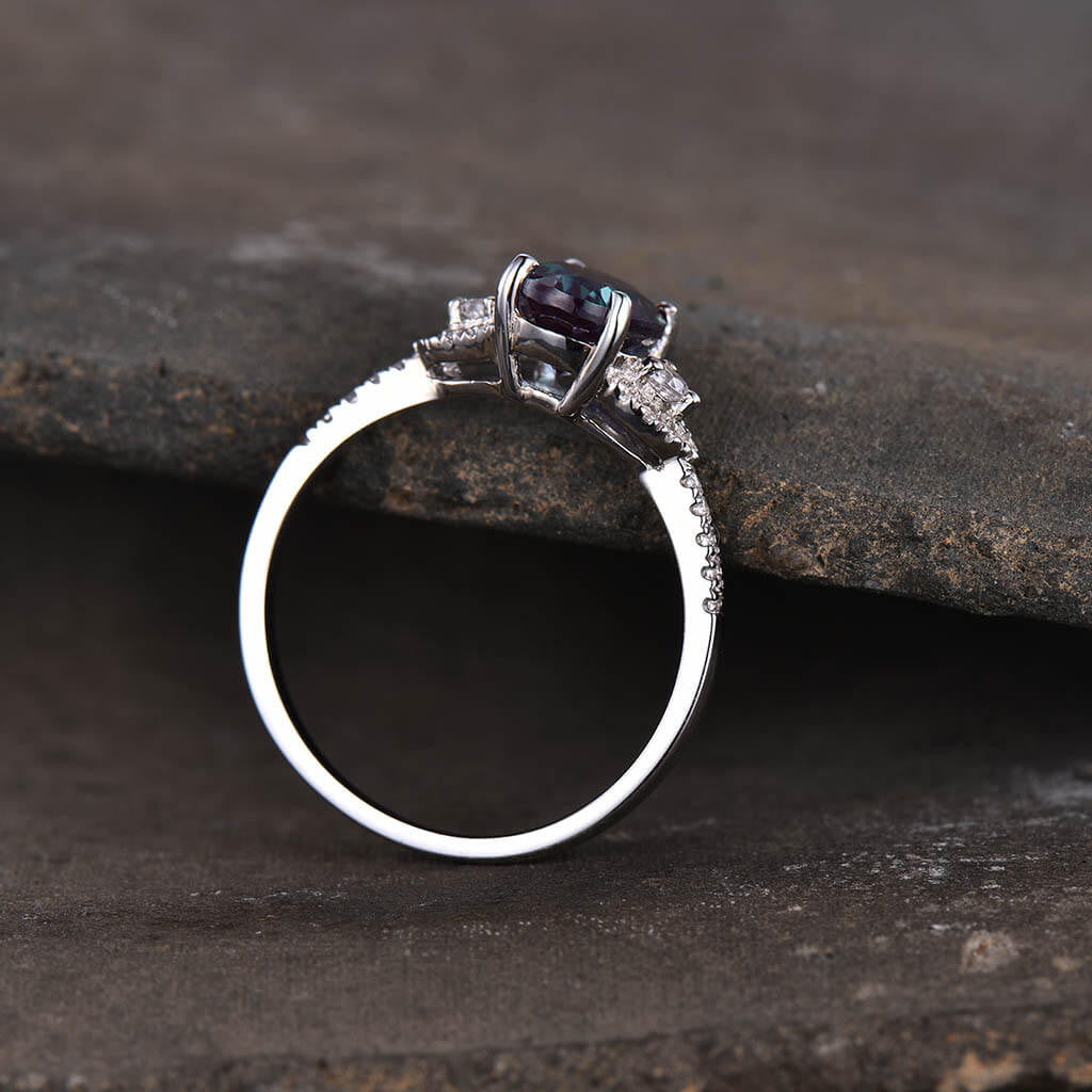 alexandrite engagement ring