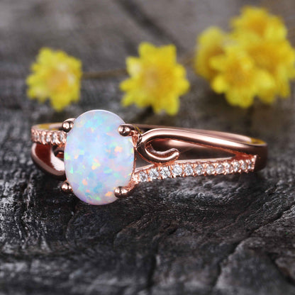 opal engagement ring