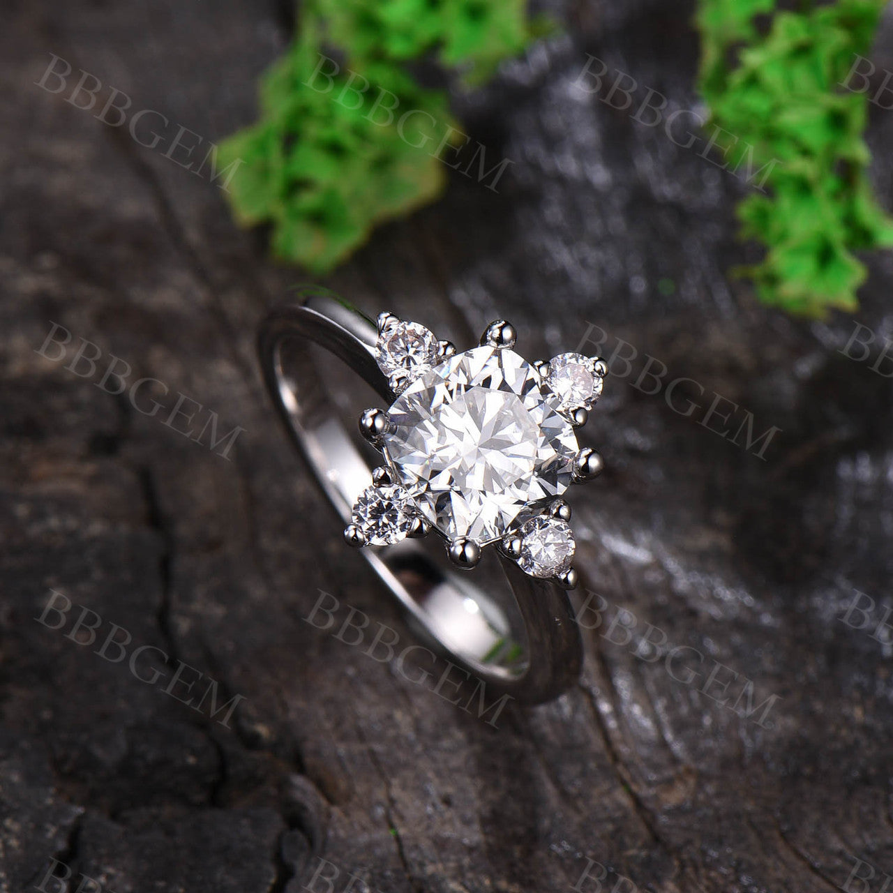 1.25 Carat Moissanite Ring-BBBGEM Moissanite Rings