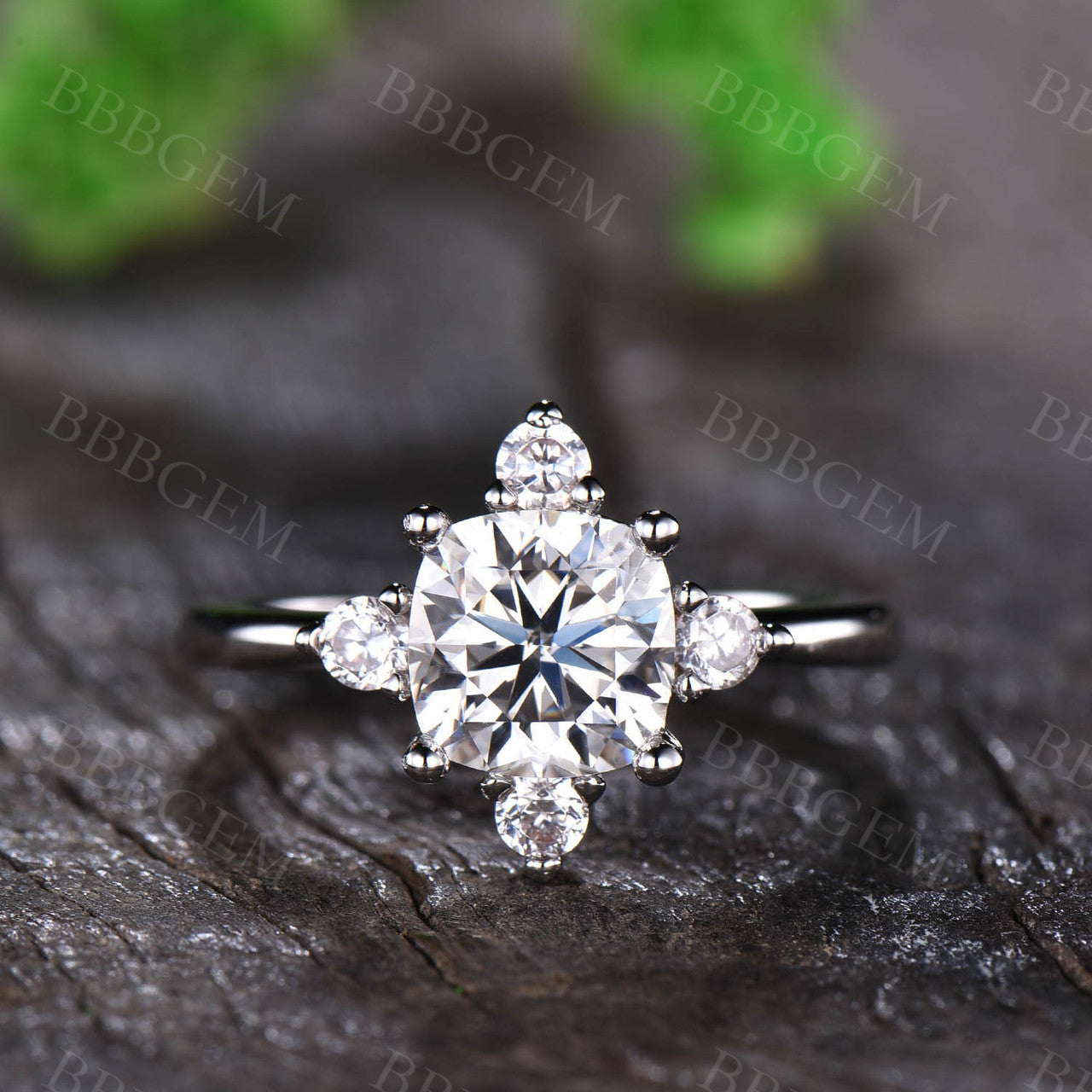 Moissanite Rings-BBBGEM Moissanite Rings