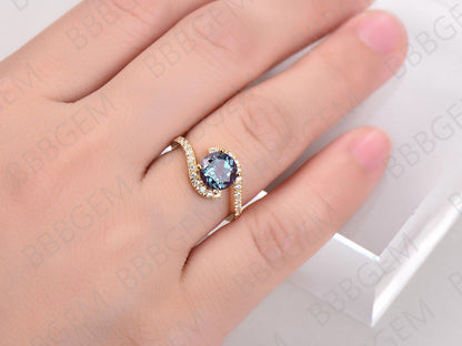 Alexandrite Engagement Ring