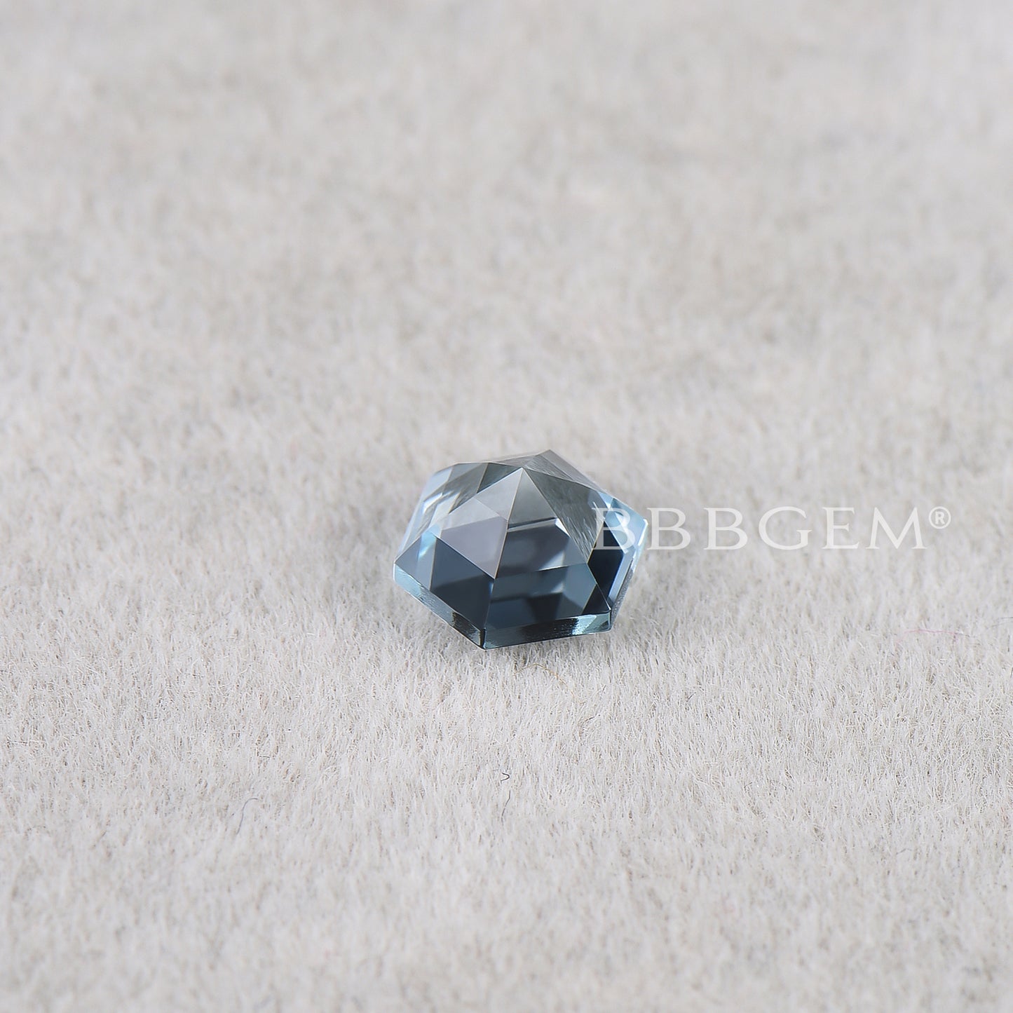 6x6mm Hexagon Cut Natural Aquamarine Wholesale Faceted Aquamarine