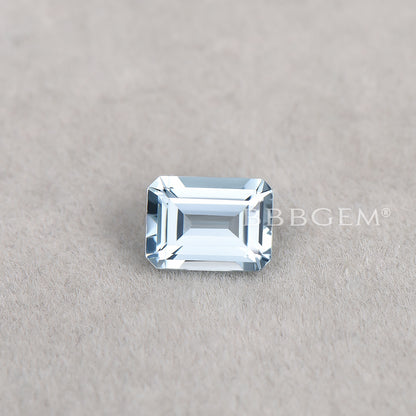 Wholesale Emerald Cut Natural Aquamarine Loose Blue Aquamarine