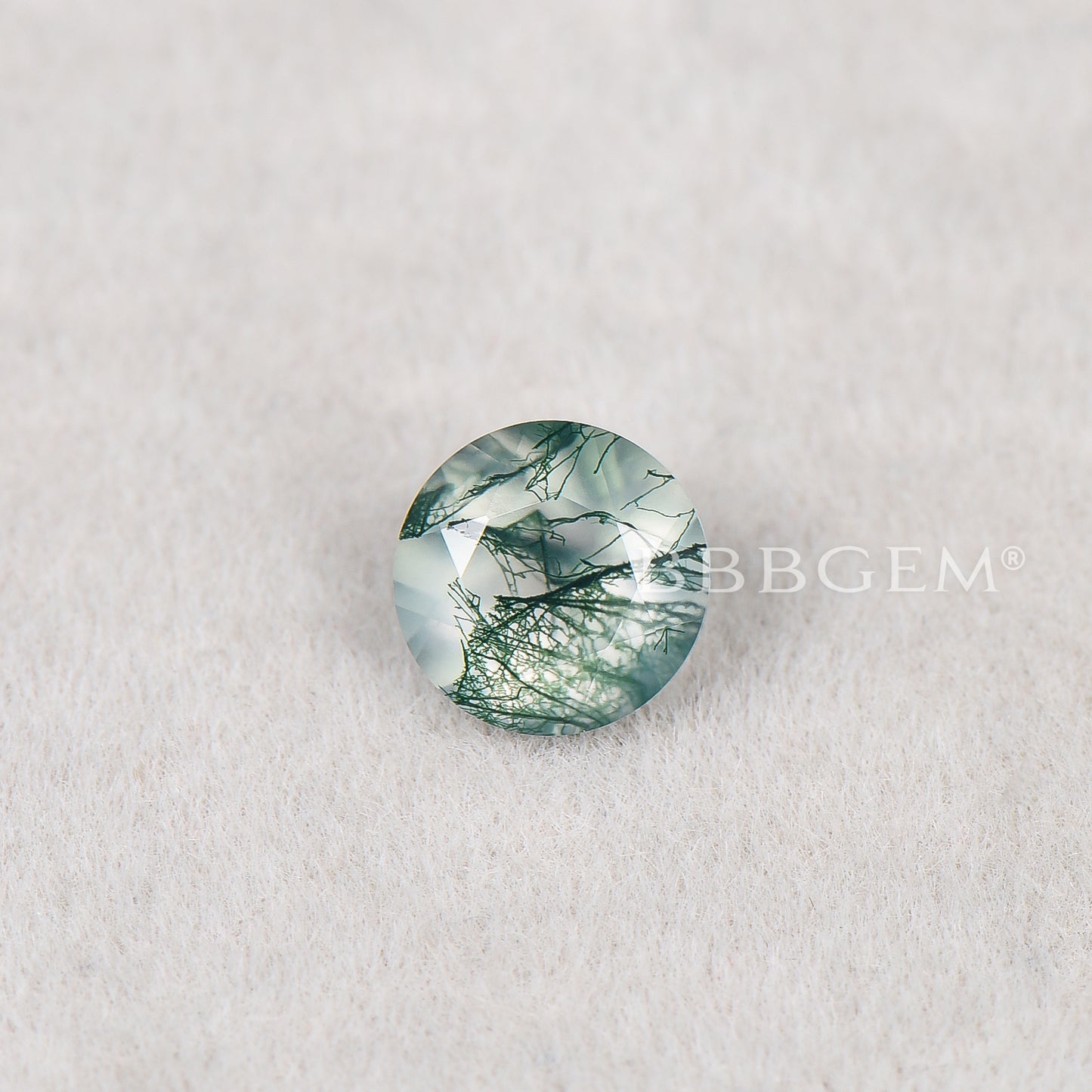 Round Cut Natural Green Moss Agate Wholesale Top Quality Gemstone