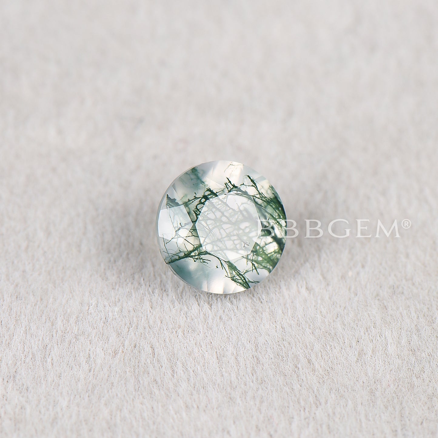 Round Cut Natural Green Moss Agate Wholesale Top Quality Gemstone