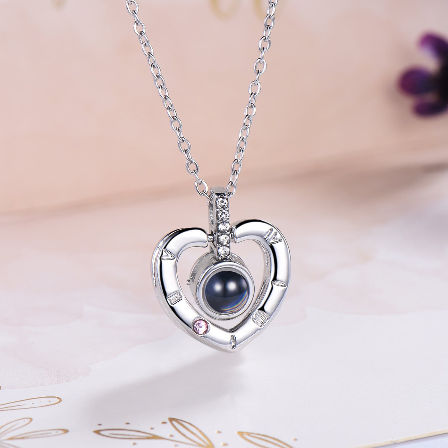 Projection Necklace Language Of Love Jewelry 100 Languages I Love