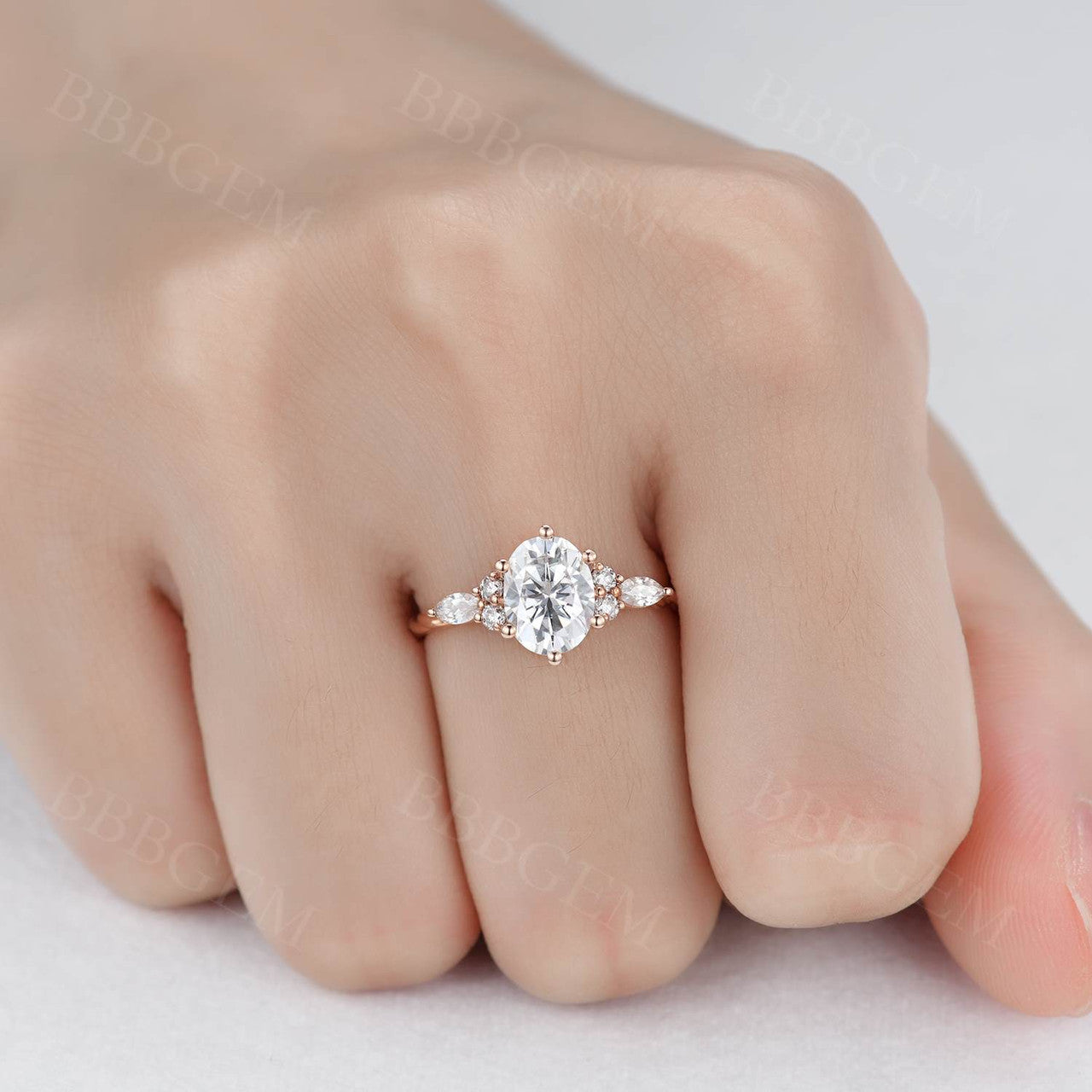 1.5 Carat Moissanite-BBBGEM Colorless Moissanite