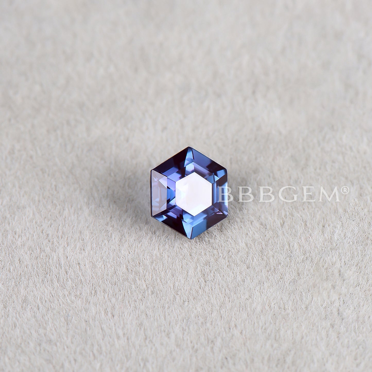 Wholesale Hexagon Cut Color Change Alexandrite June Birthstone