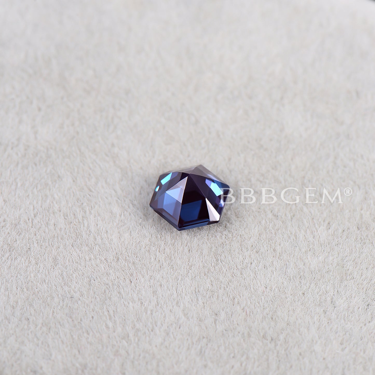 Wholesale Hexagon Cut Color Change Alexandrite June Birthstone