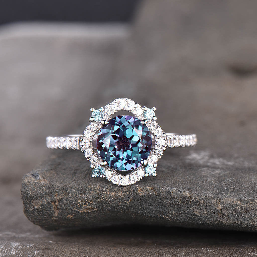 june birthstone alexandrite ring