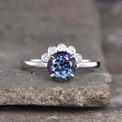 vintage alexandrite ring