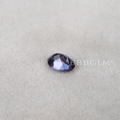 Oval Cut Alexandrite Loose Gemstone Color Change Faceted Gemstone