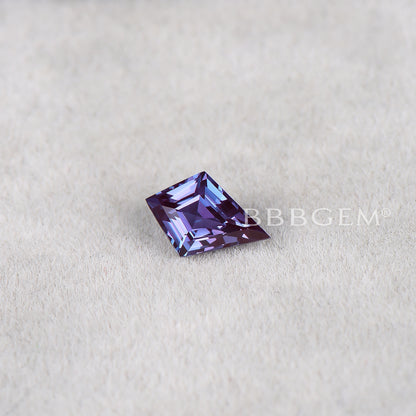 Kite Cut Color Change Alexandrite Wholesale Faceted Alexandrite