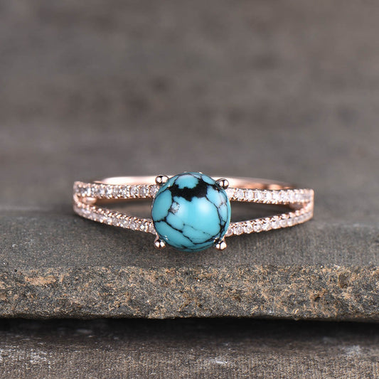 Turquoise Engagement Ring