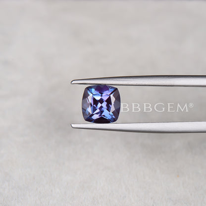 Cushion Cut Alexandrite Gemstone Wholesale June Birthstone