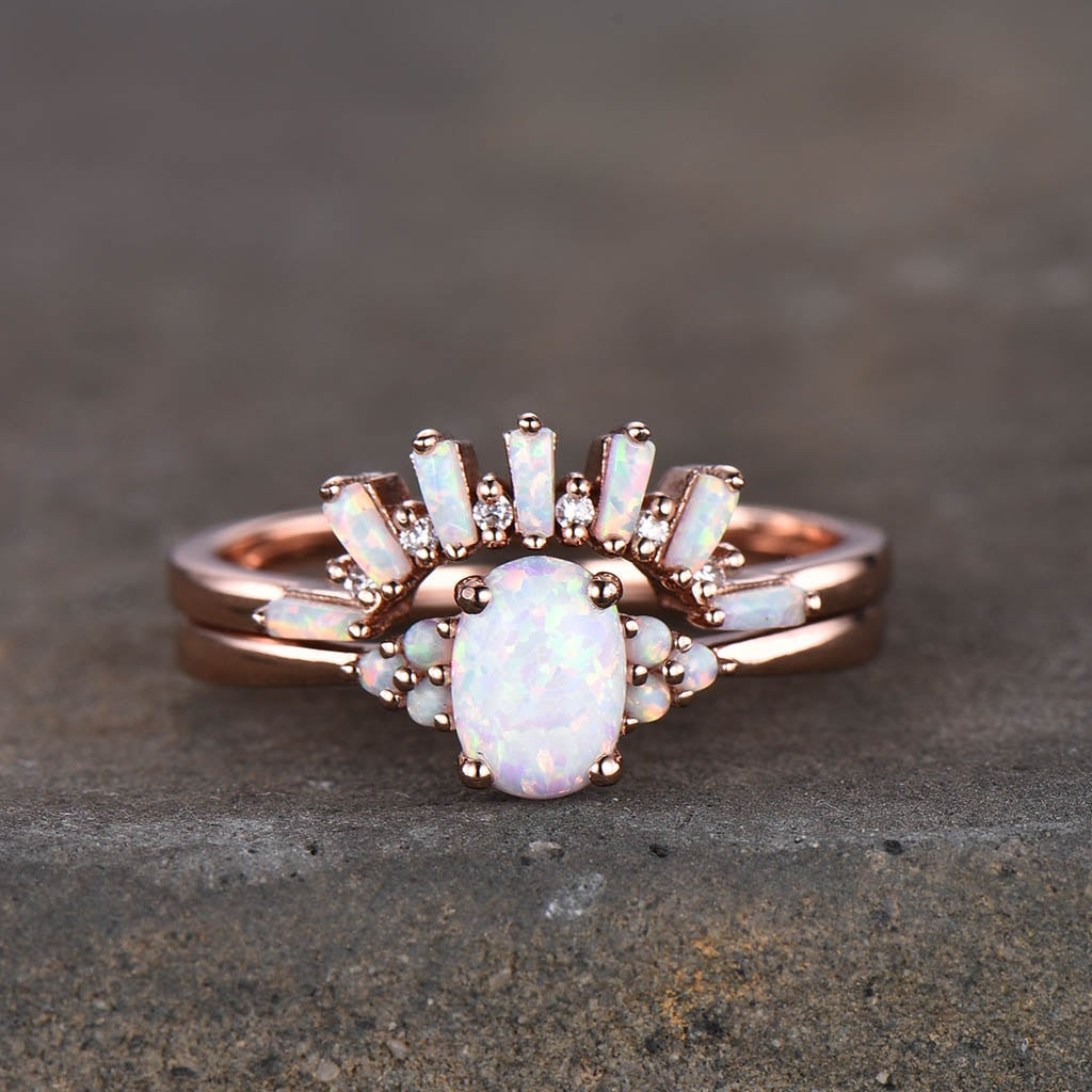 vintage opal engagement rings