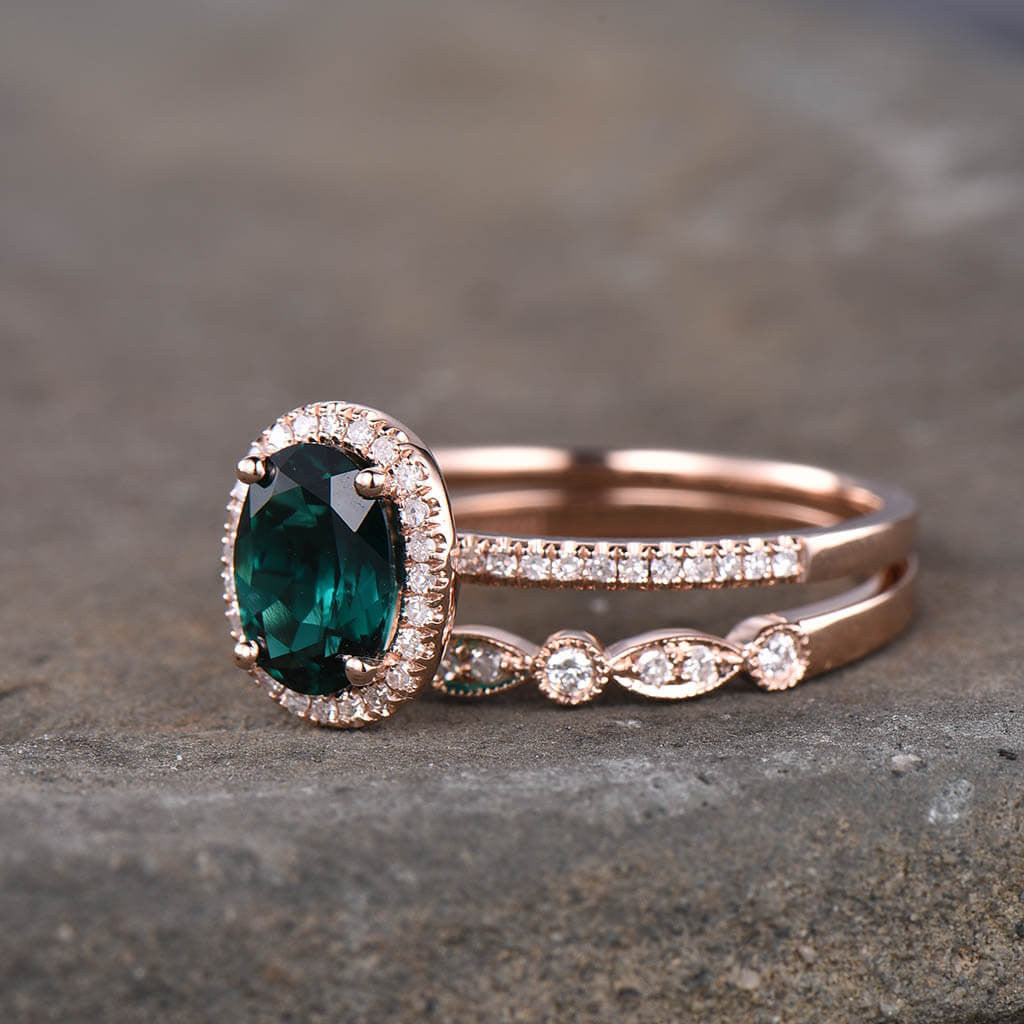 vintage emerald rings