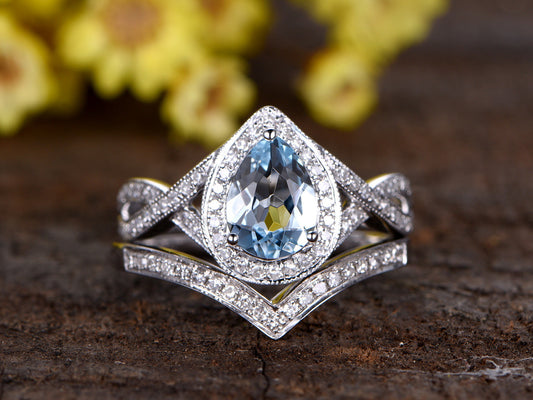 blue stone ring