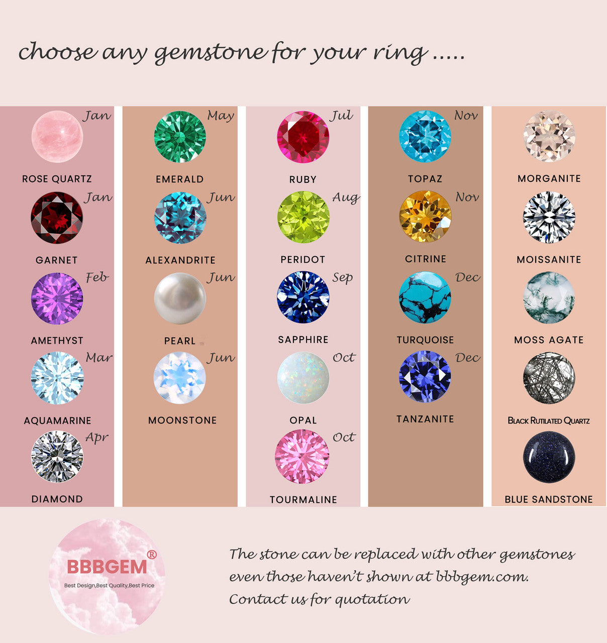 Gemstone Collection-BBBGEM Jewelry