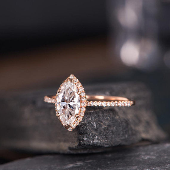 Affordable Moissanite Engagement Rings-BBBGEM Moissanite Engagement Rings