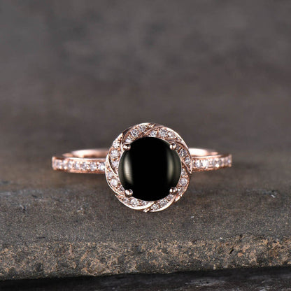 black onyx ring