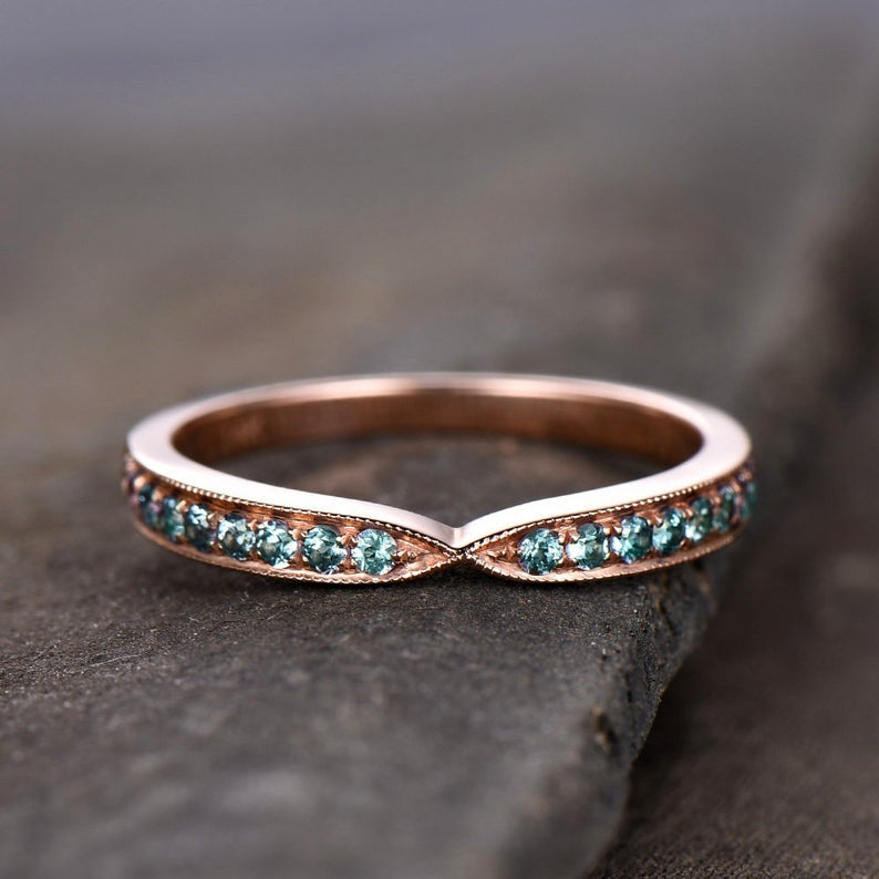 Alexandrite Wedding ring