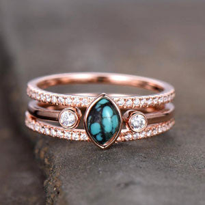 marquise turquoise ring