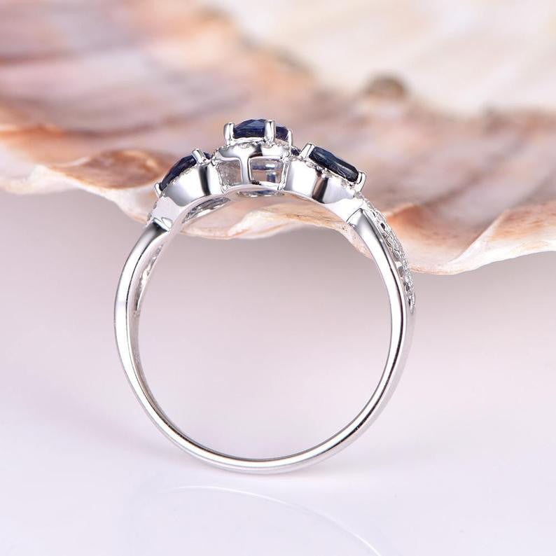 Sapphire Engagement Ring