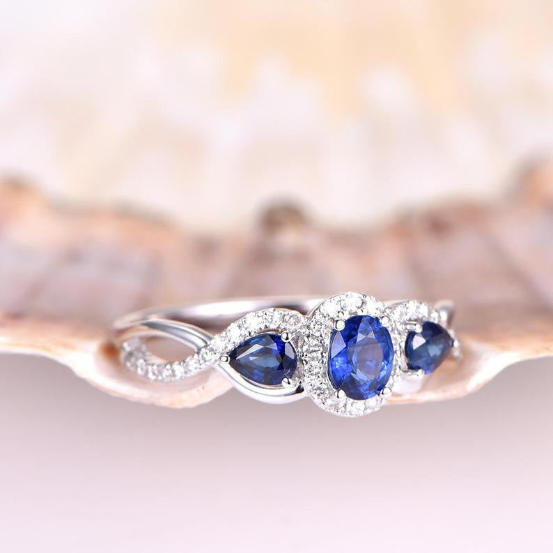 Sapphire Engagement Ring