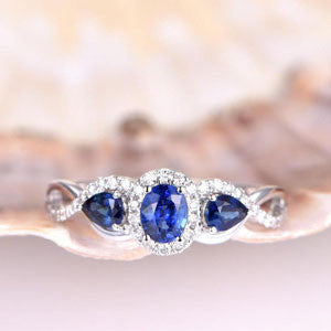 Sapphire Engagement Ring