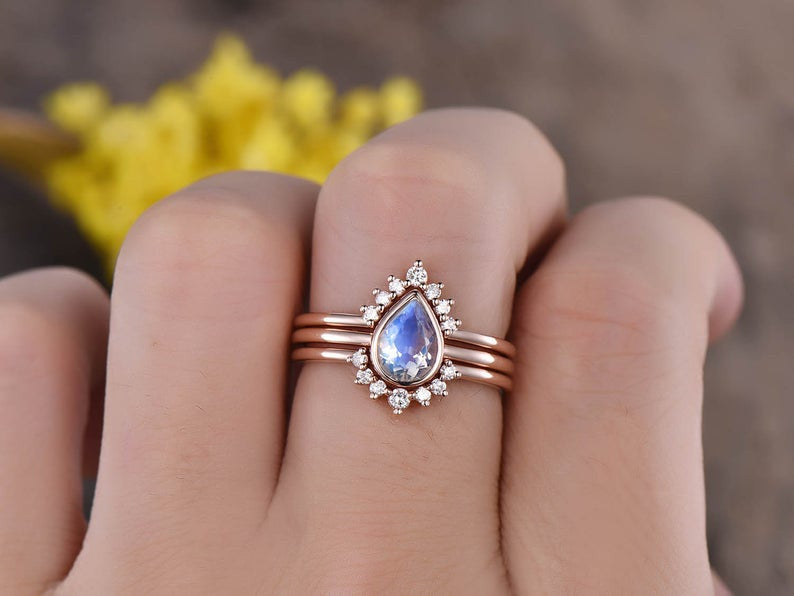 moonstone rings