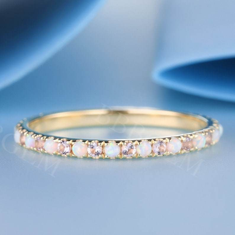 Opal Wedding Rings-BBBGEM Opal Wedding Rings