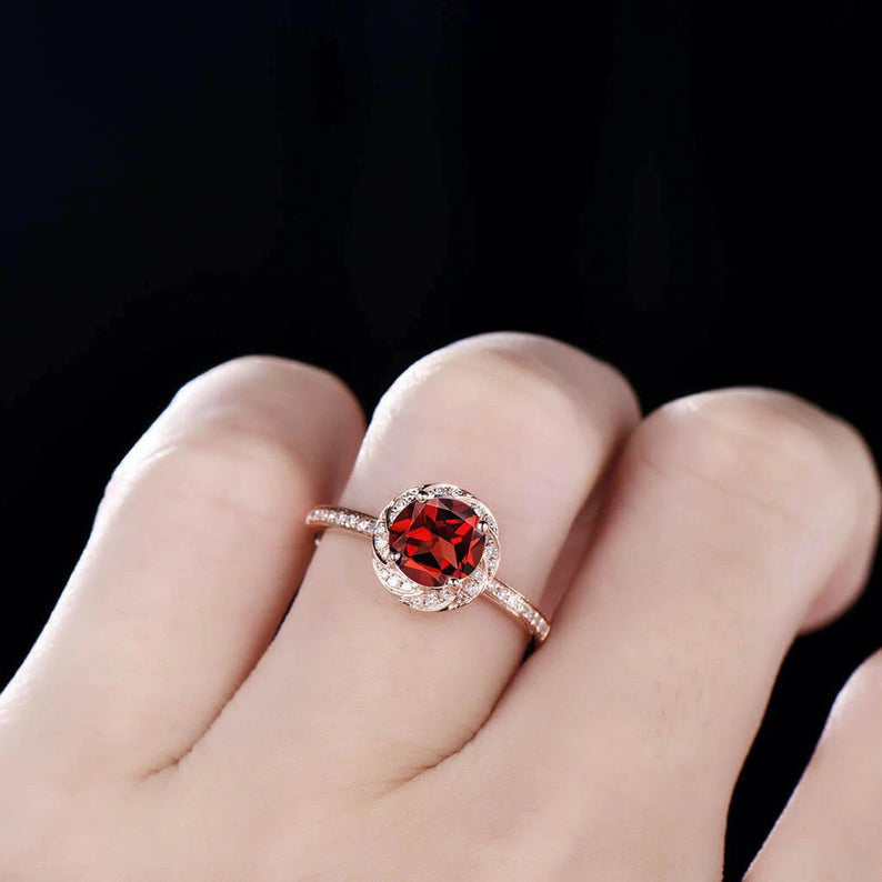 ruby diamond ring