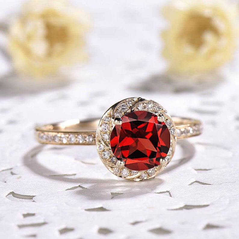 lab ruby ring